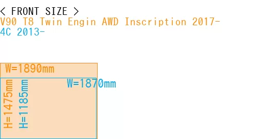 #V90 T8 Twin Engin AWD Inscription 2017- + 4C 2013-
